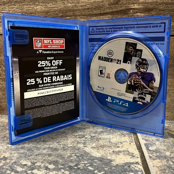 5 for $40 - NFL Madden 21 PS4 Game - Picture 2 of 4